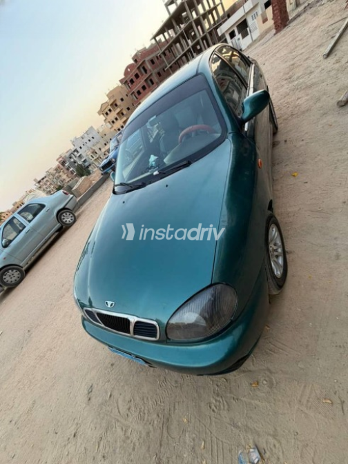 Daewoo Lanos 2001 Green Manual Used for Sale in Cairo - 6