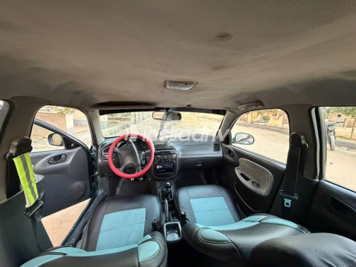 Daewoo Lanos 2001 Green Manual Used for Sale in Cairo - 8