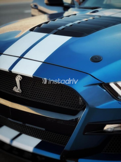 Ford Mustang 2015 Blue Automatic Used for Sale in Cairo - 2