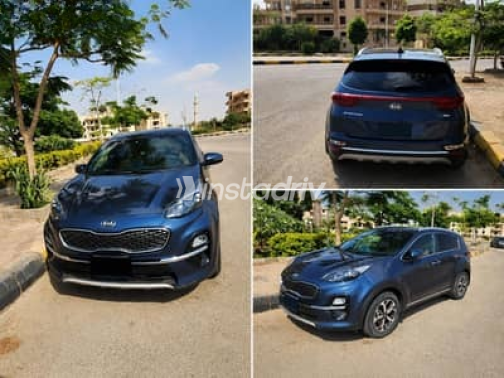 Kia Sportage 2019 Dark Blue Automatic Used for Sale in Madinaty - 1