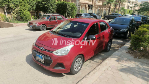 هيونداي جراند i10 2015 أحمر أوتوماتيك مستعملة للبيع في القاهرة - 2