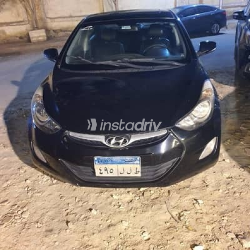 Hyundai Elantra 2013 Black Automatic Used for Sale in Greater Cairo ( Cairo + Giza) - 1