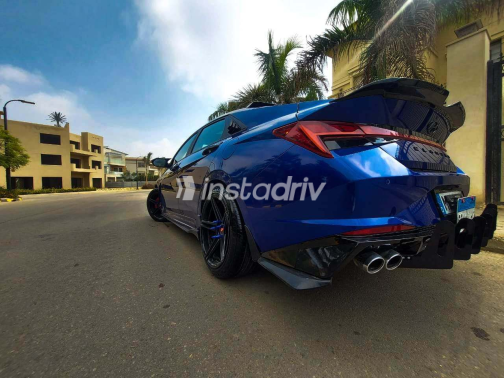 Hyundai Elantra CN7 2021 Blue Automatic Used for Sale in Cairo - 1