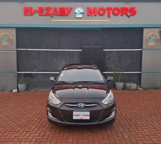 Hyundai Accent 2017 Brown Automatic Used for Sale in Nasr city