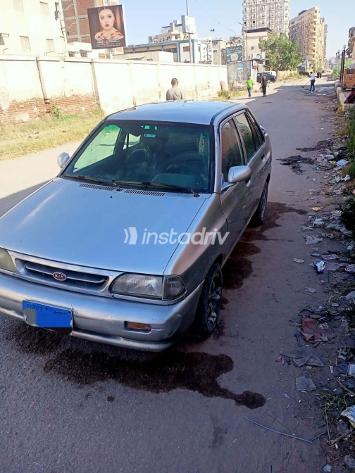 Kia Pride 2002 Silver Manual Used for Sale in Beheira - 3