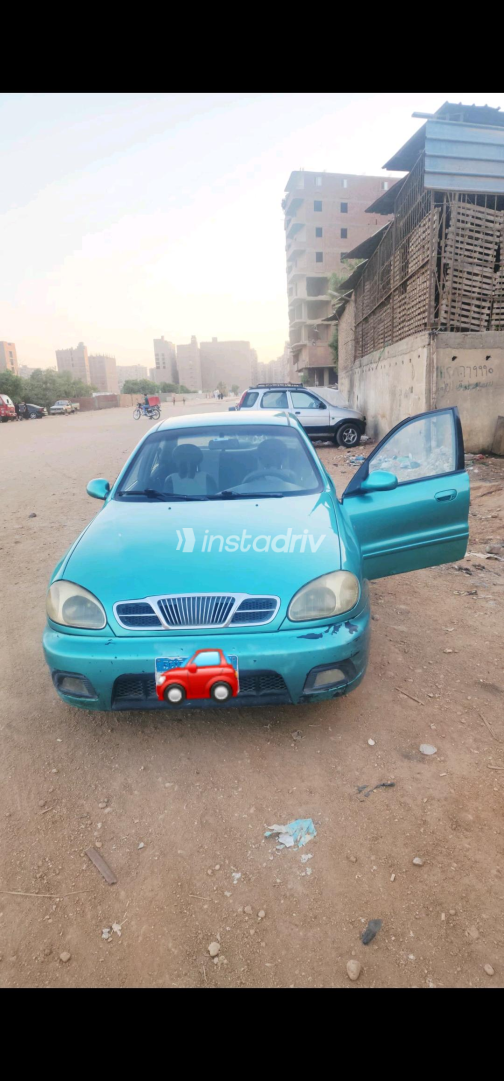 Daewoo Lanos 2 2002 Green Manual Used for Sale in El Haram - 3