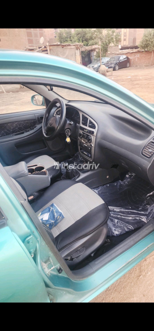 Daewoo Lanos 2 2002 Green Manual Used for Sale in El Haram - 5