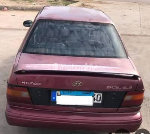 Hyundai Excel 1998 Burgundy Automatic Used for Sale in Greater Cairo ( Cairo + Giza) - 1