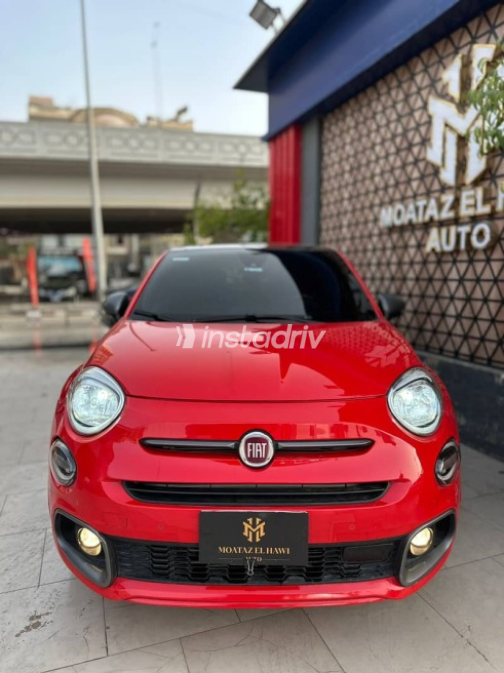 Fiat 500 X 2021 Red Automatic Used for Sale in Cairo - 2