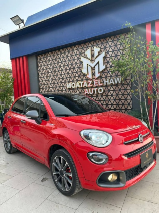Fiat 500 X 2021 Red Automatic Used for Sale in Cairo