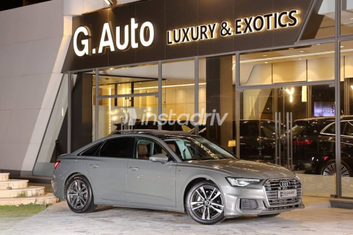 اودي A6 2022 فضي أوتوماتيك مستعملة للبيع في الجيزة - 3