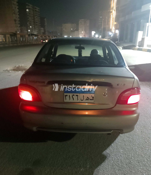 Hyundai Accent 2002 Champagne Automatic Used for Sale in El Haram - 6