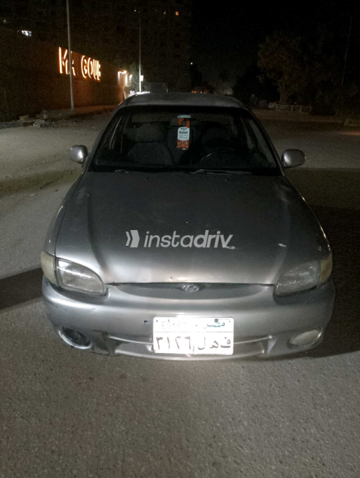 Hyundai Accent 2002 Champagne Automatic Used for Sale in El Haram - 7