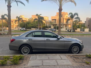 Mercedes C 180 2015 Gray Automatic Used for Sale in Cairo