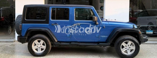 Jeep Wrangler 2013 Dark Blue Automatic Used for Sale in Nasr city - 4