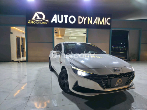 هيونداي إلنترا سى ان 7 2022 أبيض أوتوماتيك مستعملة للبيع في مدينة نصر - 7