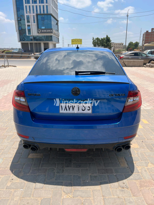 Skoda Octavia A7 2020 Blue Automatic Used for Sale in Mansoura - 4