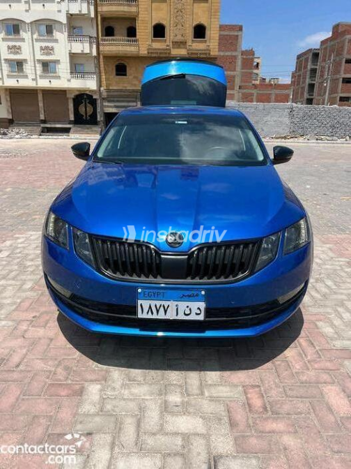 Skoda Octavia A7 2020 Blue Automatic Used for Sale in Mansoura - 5