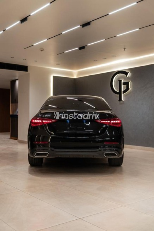 Mercedes C 200 2023 Black Automatic Used for Sale in Cairo - 1