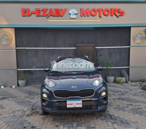 Kia Sportage 2021 Dark Blue Automatic Used for Sale in Nasr city - 1