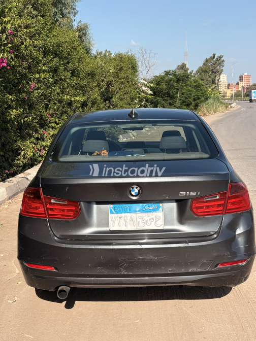BMW 316 2015 Dark Gray Automatic Used for Sale in Cairo - 1