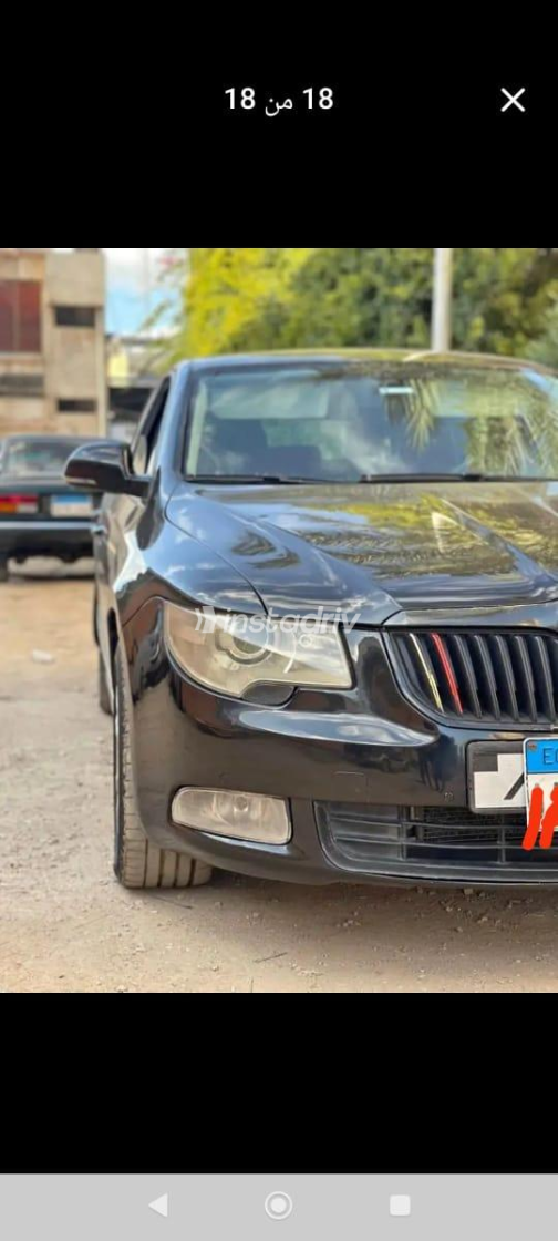 سكودا سوبيرب 2011 أسود أوتوماتيك مستعملة للبيع في الإسكندرية - 8