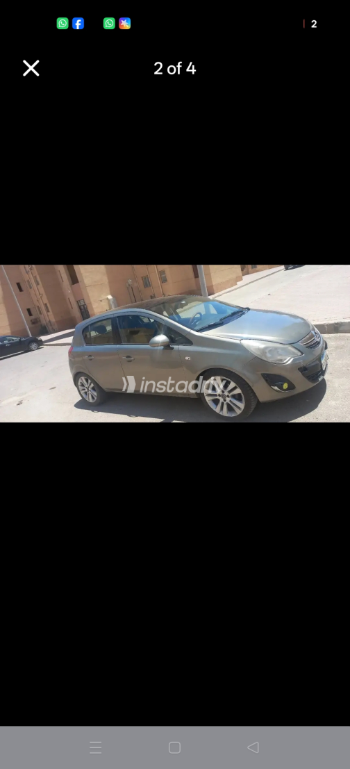 Opel Corsa 2012 Gold Automatic Used for Sale in Giza - 1