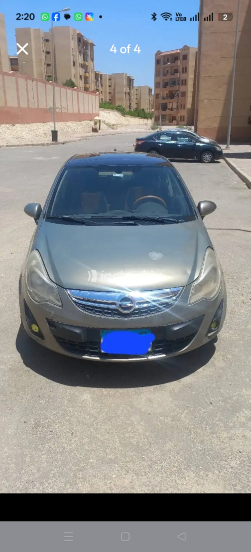 Opel Corsa 2012 Gold Automatic Used for Sale in Giza - 4