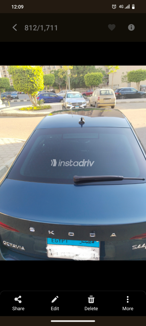 Skoda Octavia A8 2022 Green Automatic Used for Sale in Cairo - 3