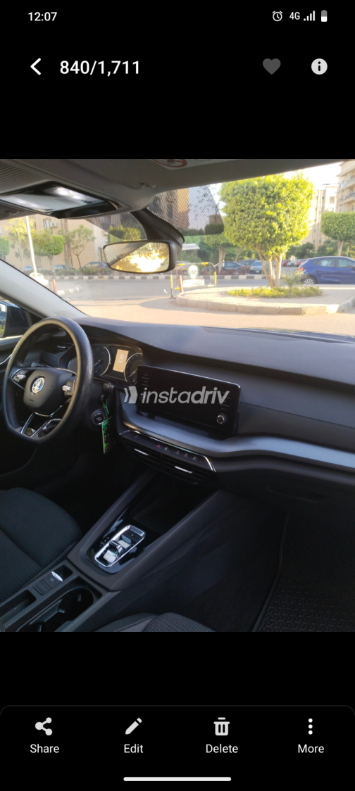 Skoda Octavia A8 2022 Green Automatic Used for Sale in Cairo - 5