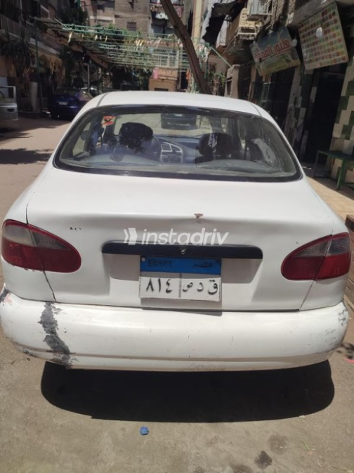Daewoo Lanos 2000 White Manual Used for Sale in Cairo - 3