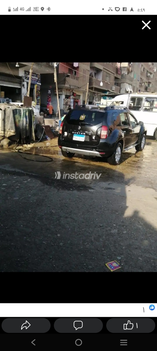 Renault Duster 2016 Black Manual Used for Sale in Imbaba - 2