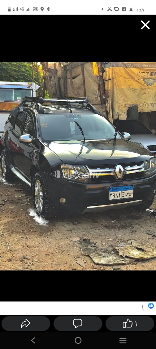 Renault Duster 2016 Black Manual Used for Sale in Imbaba - 3