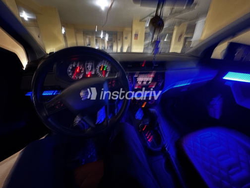 Seat Ibiza 2019 Blue Automatic Used for Sale in Maadi - 3
