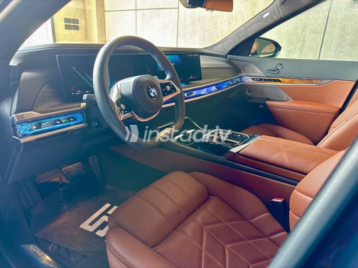 BMW 740 2024 Dark Blue Automatic Used for Sale in Cairo - 2