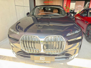 BMW 740 2024 Dark Blue Automatic Used for Sale in Cairo