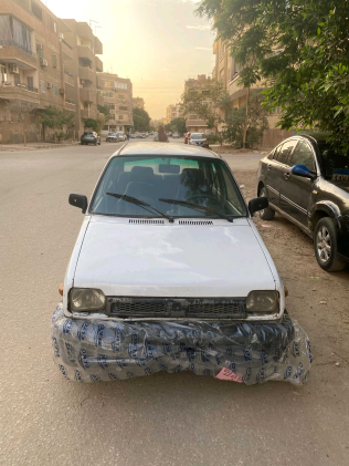 سوزوكى ماروتى 1995 أبيض يدوي مستعملة للبيع في حلوان