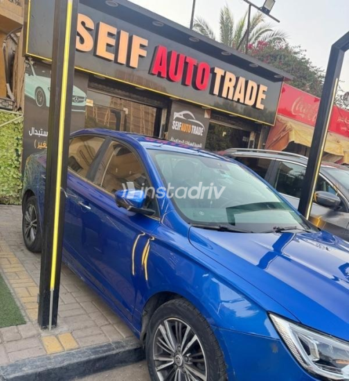 MG 5 2020 Dark Blue Automatic Used for Sale in Heliopolis - 1