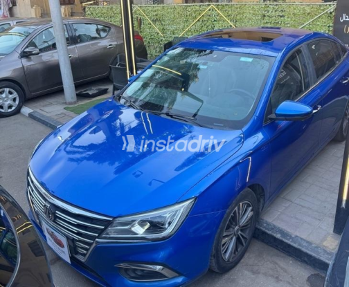 MG 5 2020 Dark Blue Automatic Used for Sale in Heliopolis - 4