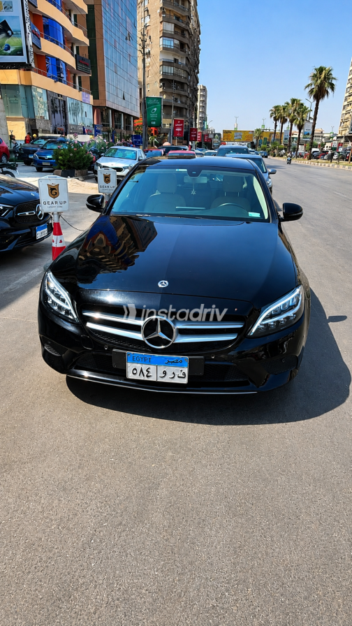 Mercedes C 180 2020 Black Automatic Used for Sale in Heliopolis - 1