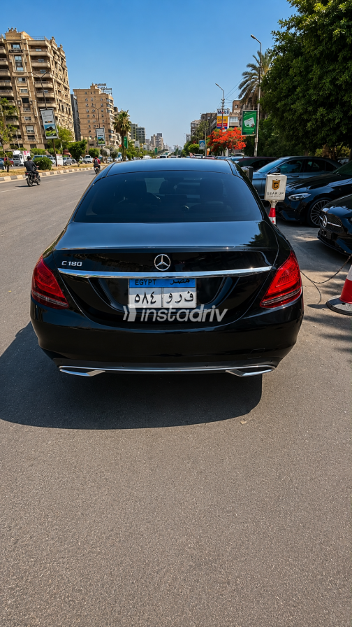 Mercedes C 180 2020 Black Automatic Used for Sale in Heliopolis - 3