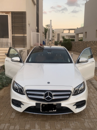مرسيدس E 250 2018 أبيض أوتوماتيك مستعملة للبيع في المعادى