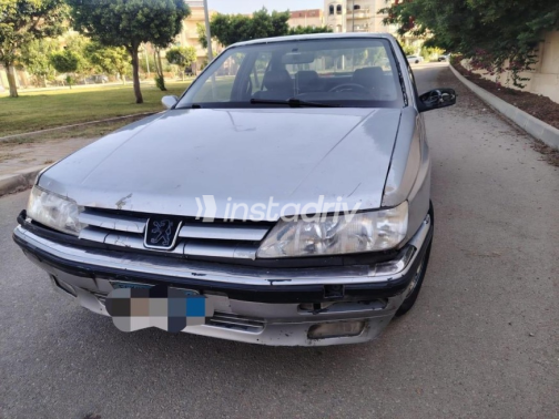 بيجو 605 1993 فضي أوتوماتيك مستعملة للبيع في العبور - 6