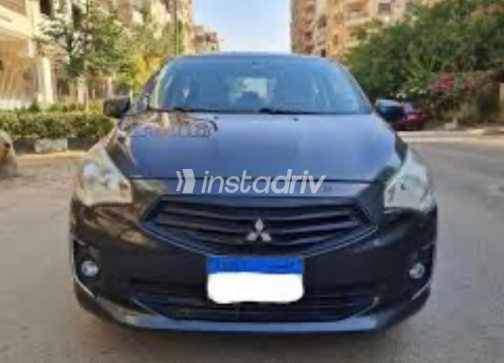 Mitsubishi Attrage 2014 Dark Gray Automatic Used for Sale in Giza - 1