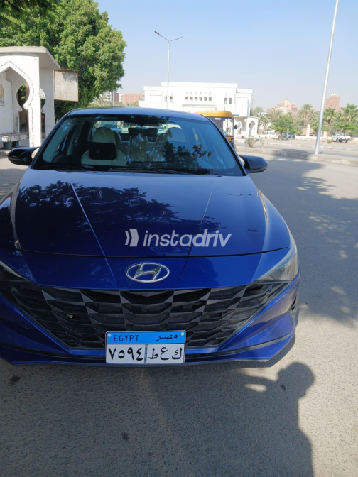 هيونداي إلنترا سى ان 7 2022 أزرق أوتوماتيك مستعملة للبيع في حلوان - 6