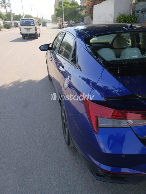هيونداي إلنترا سى ان 7 2022 أزرق أوتوماتيك مستعملة للبيع في حلوان - 8