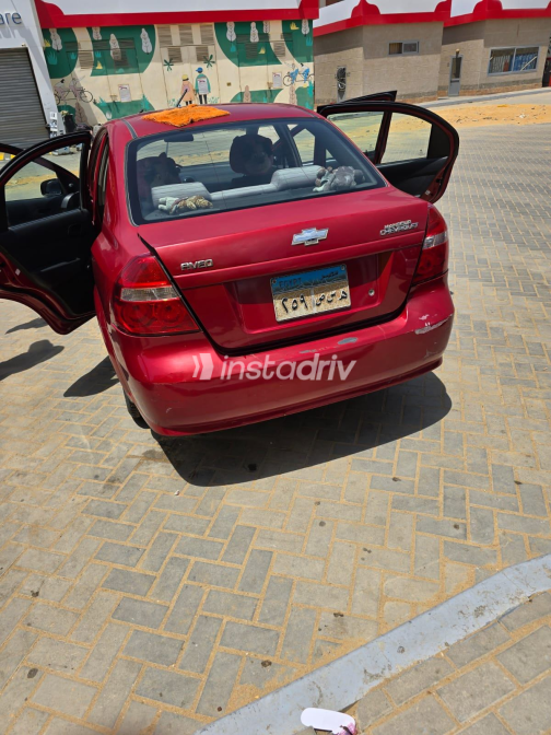 Chevrolet Aveo 2008 Red Manual Used for Sale in Cairo - 4