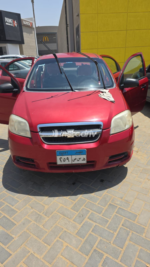 Chevrolet Aveo 2008 Red Manual Used for Sale in Cairo - 5
