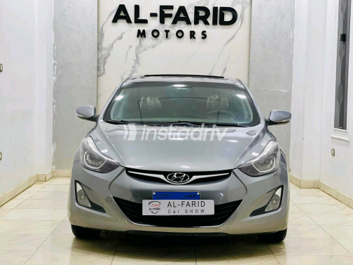 هيونداي إلنترا ام دى 2015 رمادي أوتوماتيك مستعملة للبيع في البحيرة - 9