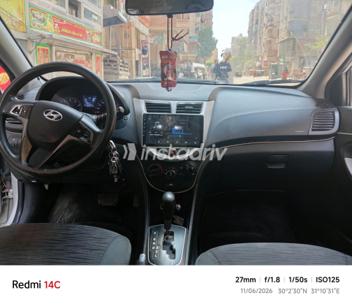 Hyundai Solaris 2017 Silver Automatic Used for Sale in Cairo - 6